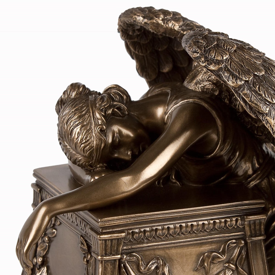 Perfect Memorials Bronze Finish Weeping Angel Cremation Urn Etsy
