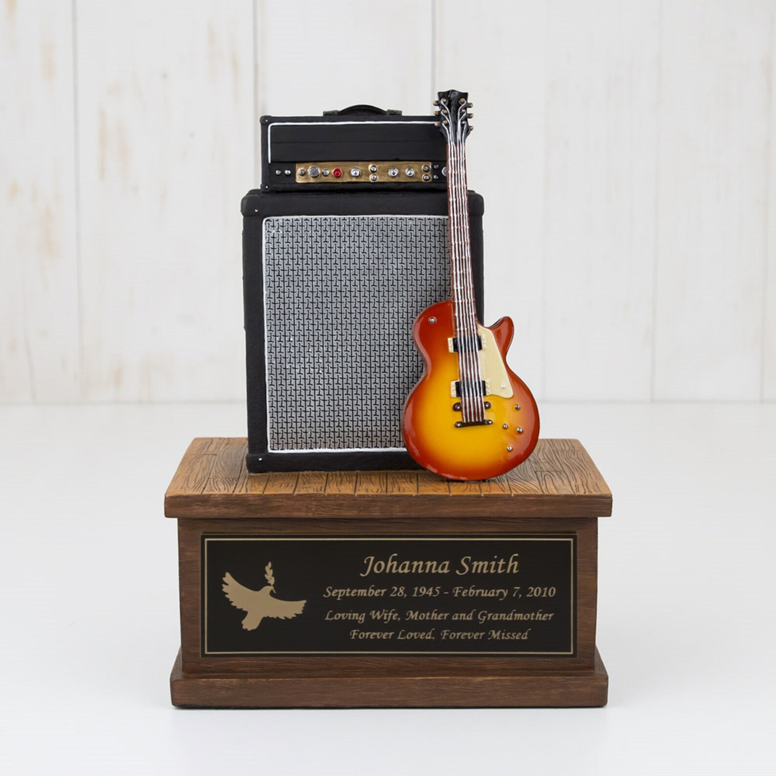 Perfect Memorials Custom Engraved Small Electric Guitar Etsy