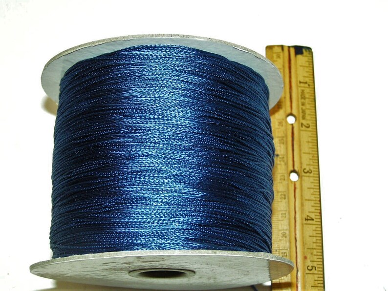 Light Navy Blue Colored Beautiful Vibrant yarn on 12 lb
