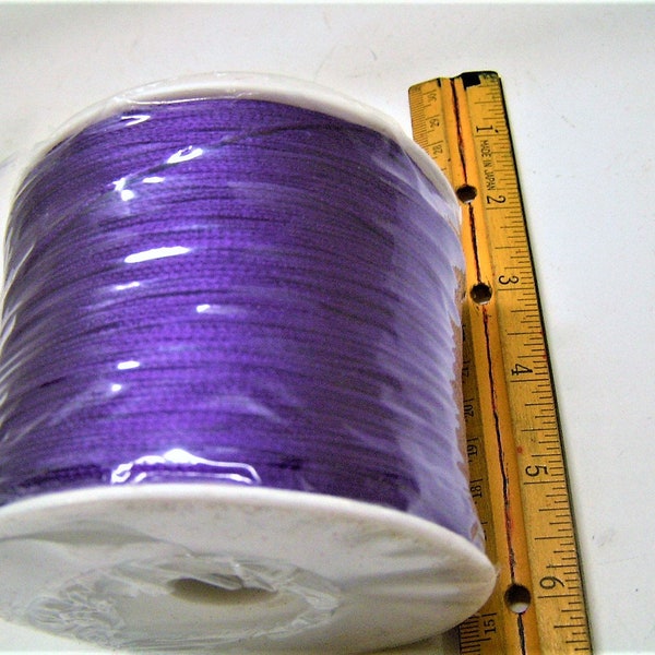 Purple Colored Beautiful Vibrant Chainette yarn on 1.4 lb spools (approx. 1600 yds)