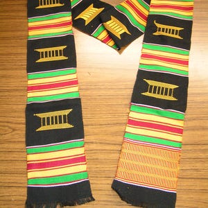 72&quot; Woven Kente style graduation stole