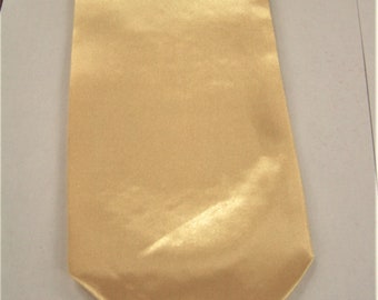 60" Long (30" per side) Old Gold (Antique Gold) Satin Stole for Graduation or Church