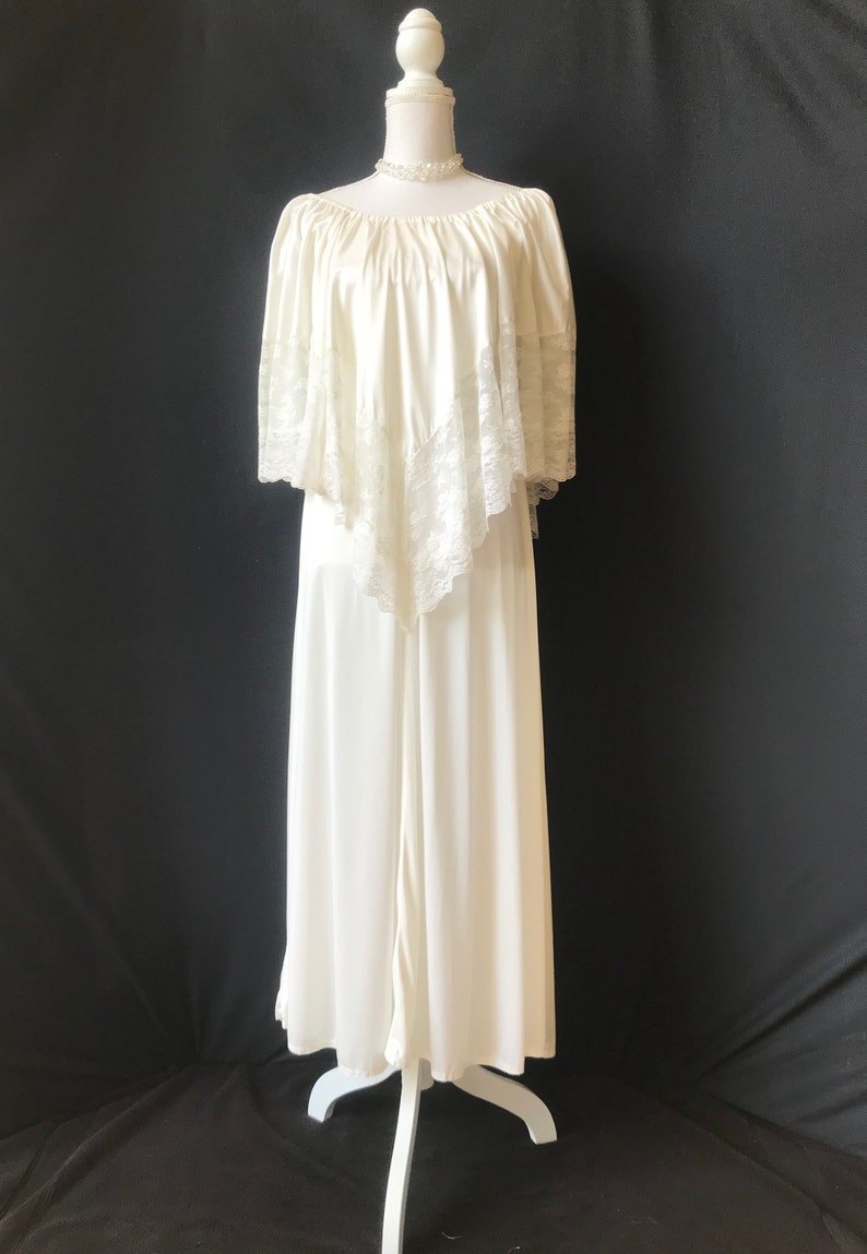 Vintage Semi Sheer Goddess Nightgown image 2