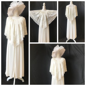 Vintage Semi Sheer Goddess Nightgown image 5