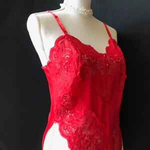 Vintage Red Sexy Teddy Size 34