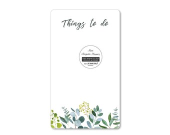 TO DO LIST planner eucalyptus