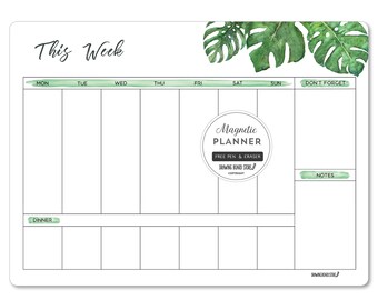 WEEKLY PLANNER Monstera