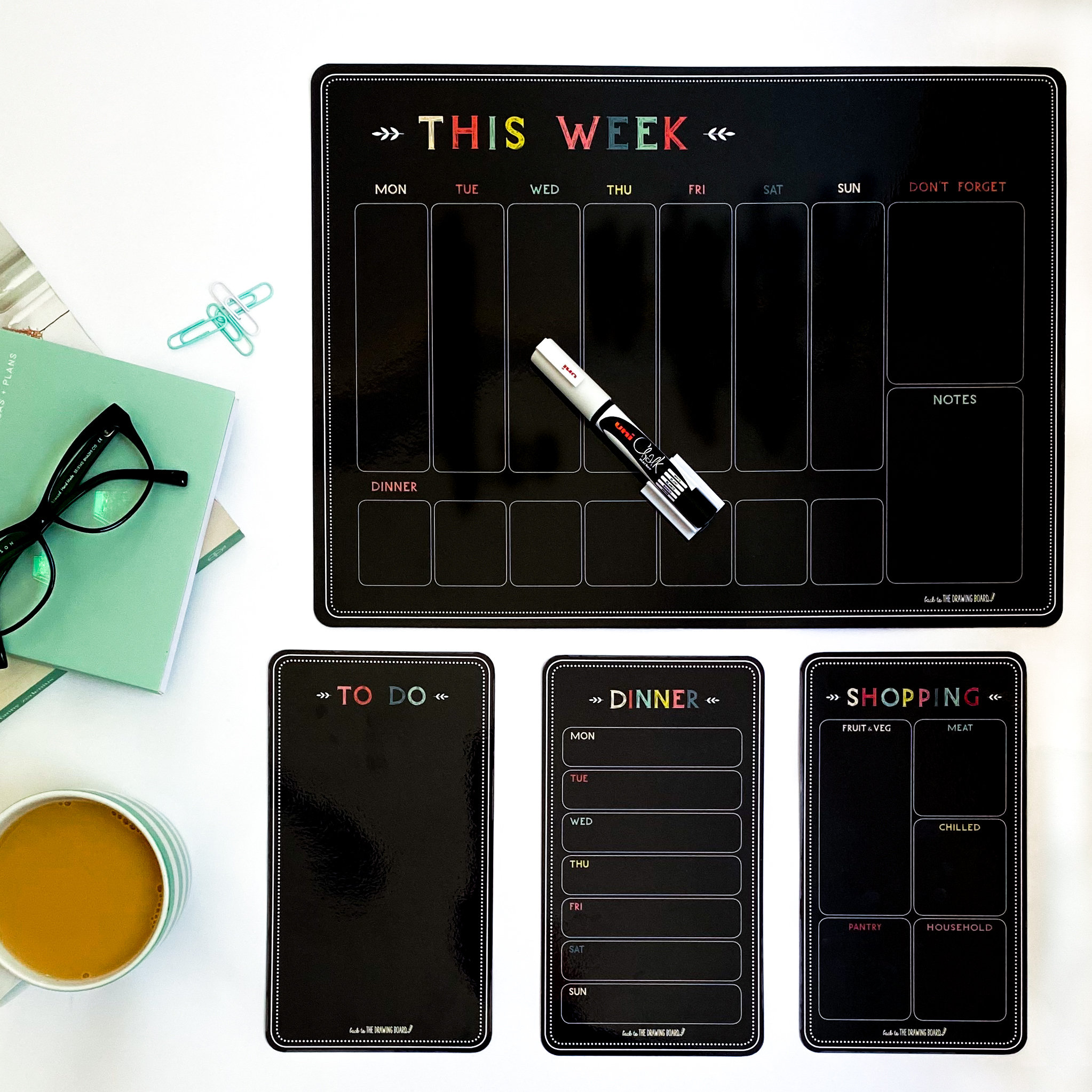 magnetic-fridge-organiser-meal-planner-chalkboard-menu-etsy