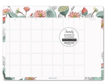 FAMILY WEEK PLANNER Vintage Lotus