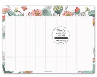 WEEKLY PLANNER Vintage Lotus