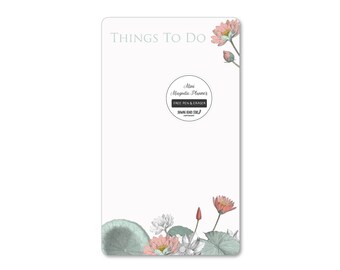 TO DO LIST planner vintage lotus