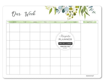 FAMILY WEEK PLANNER Eucalyptus