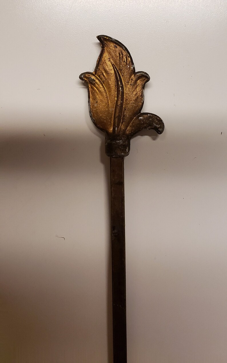 Vintage Victorian Swing Arm Curtain Rods Set Of 2 Etsy