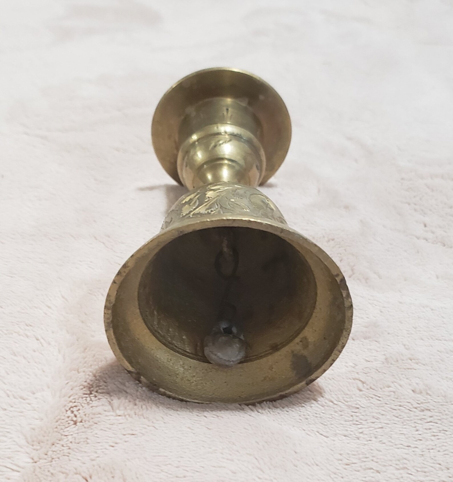 Vintage Brass Bell Candle Holder Etsy