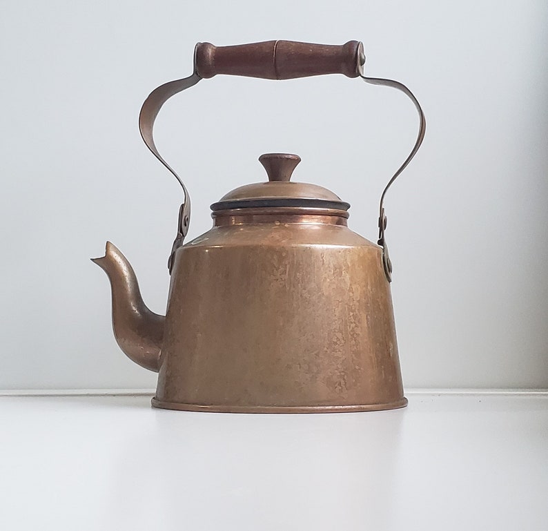 Vintage Portuguese Copper Teapot Etsy