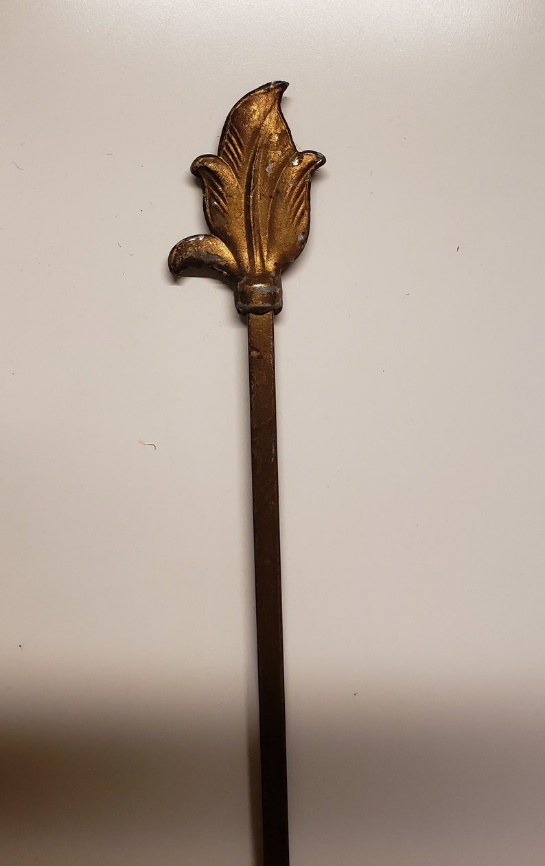Vintage Victorian Swing Arm Curtain Rods Set Of 2