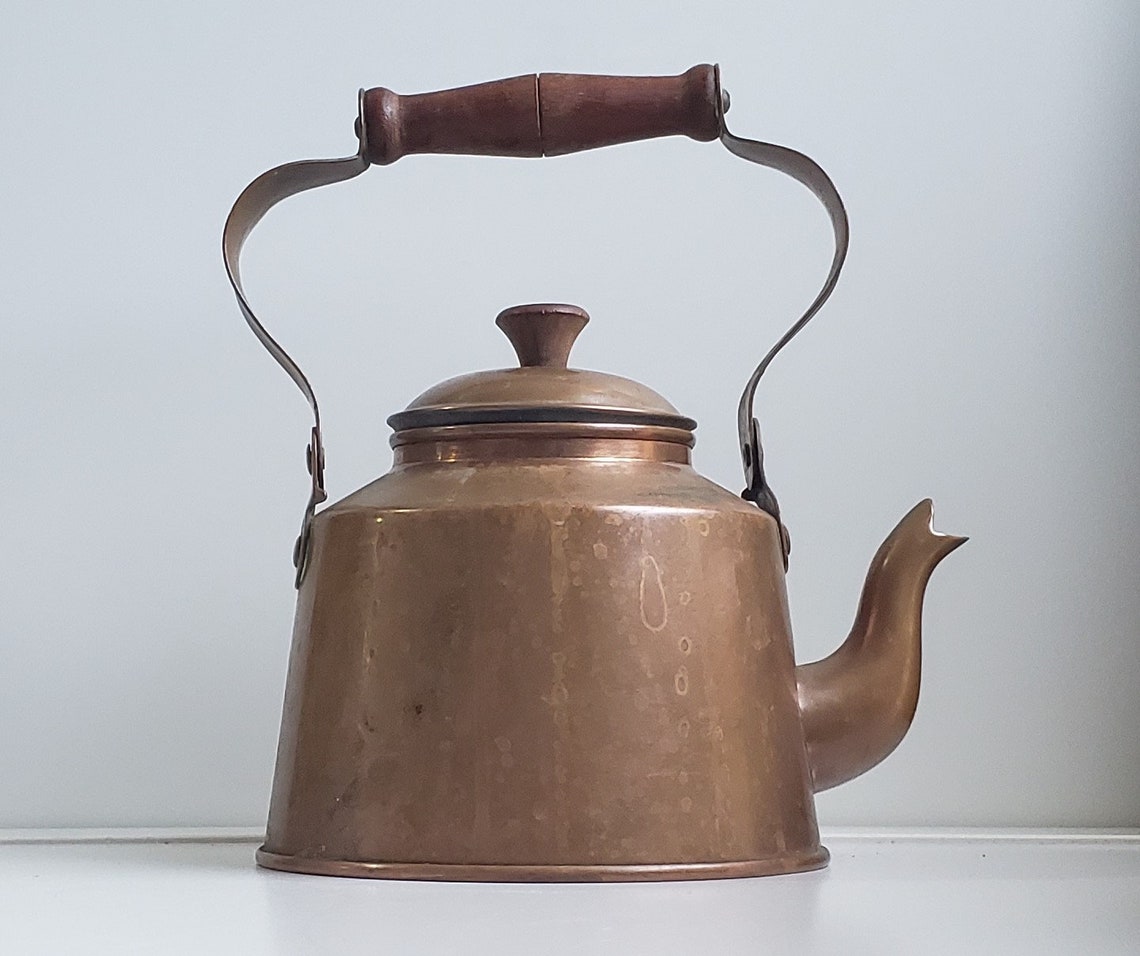 Vintage Portuguese Copper Teapot Etsy