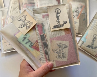 Pacote de retalhos de papel, Pacote de papel, Mini recortes para scrapbooking, Peças de recortes para junk journal, Pacote de scrapbooking, Pacote de papel para colagem.
