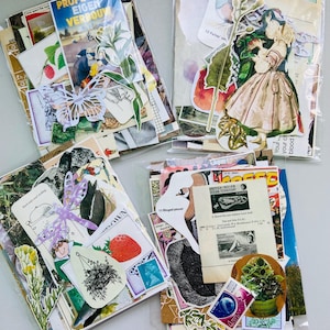 Vintage paper ephemera, junk journal ephemera pack, scrapbooking paper, ephemera for mixed media, journalling, scrapbooking, paper bundle
