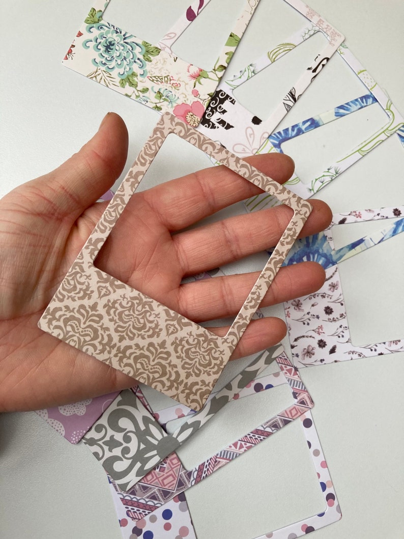 Die Cuts Polaroid Frames Die Cut Paper/card Frames Paper Etsy