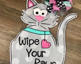 Kitty Cat Door Hanger
