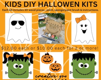 DIY Halloween Paint Kits/Fall Paint Kits/Kids Halloween Paint Kit