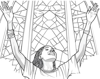 Christian Coloring Book for Adults God Is Good Faith Based Coloring Book Bible Inspired Stress Relief Religious Gift