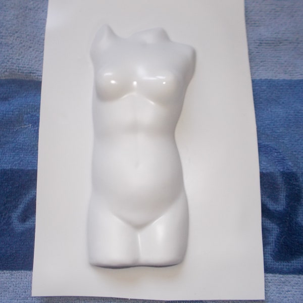 Mujer del torso, forma humana, para jabón, yeso, hormigón y más