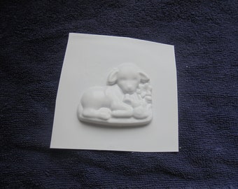 Easter lamb mold, lamb casting mold, for soap, plaster, concrete and more