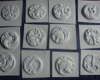 Forme de signe du zodiaque, forme de moulage du signe du zodiaque, pour savon, plâtre, béton et plus