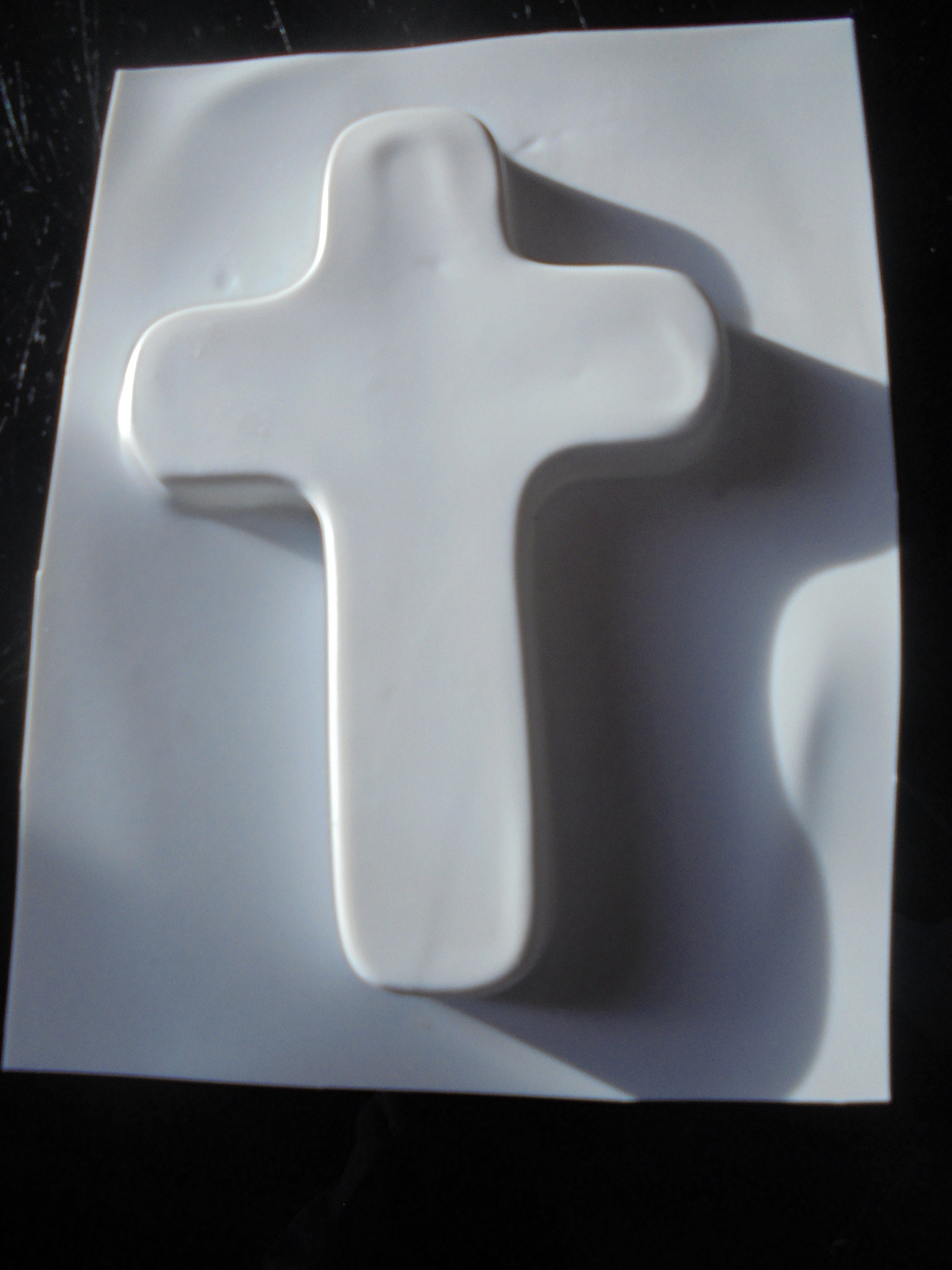Plaster concrete plastic cross mold reusable casting mould Free Shipping Worldwide Global