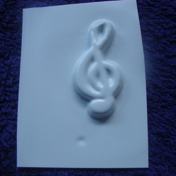 Clef, mould for pouring soap, plaster...