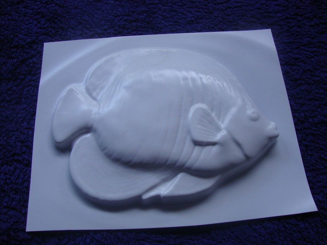 Fish Mold, Fish Casting Mold, Large No. 7, for Soap, Plaster, Concrete ...