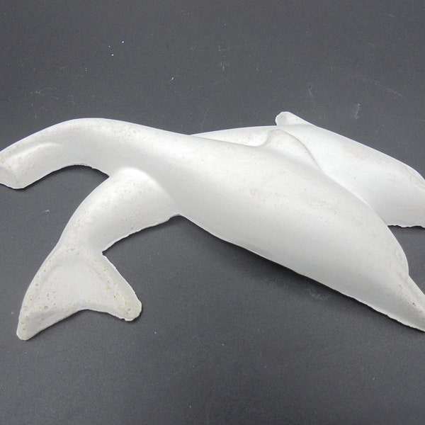 Forma de delfines, forma de fundición de delfines, alegre, para jabón, yeso, hormigón y más