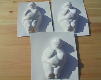 Venus Form, de Willendorf Giessform, 3 piezas, para jabón, yeso, hormigón y más