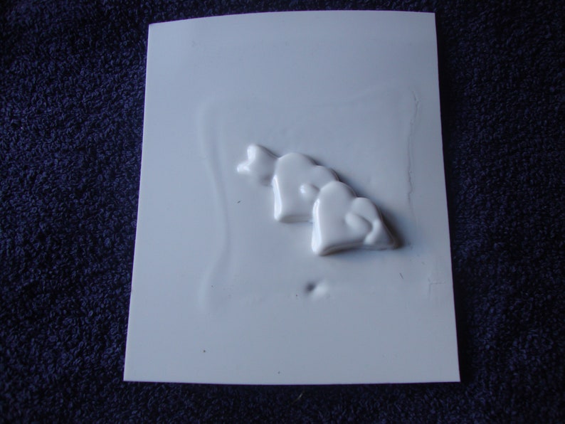 Coeur forme, forme de arroseur de flèche, pour le savon, le plâtre, le béton et plus image 1