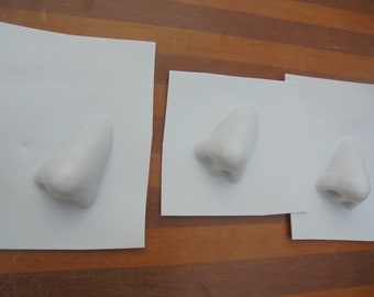 Nose shape, mold, 3 pcs, for soap, plaster, concrete and more