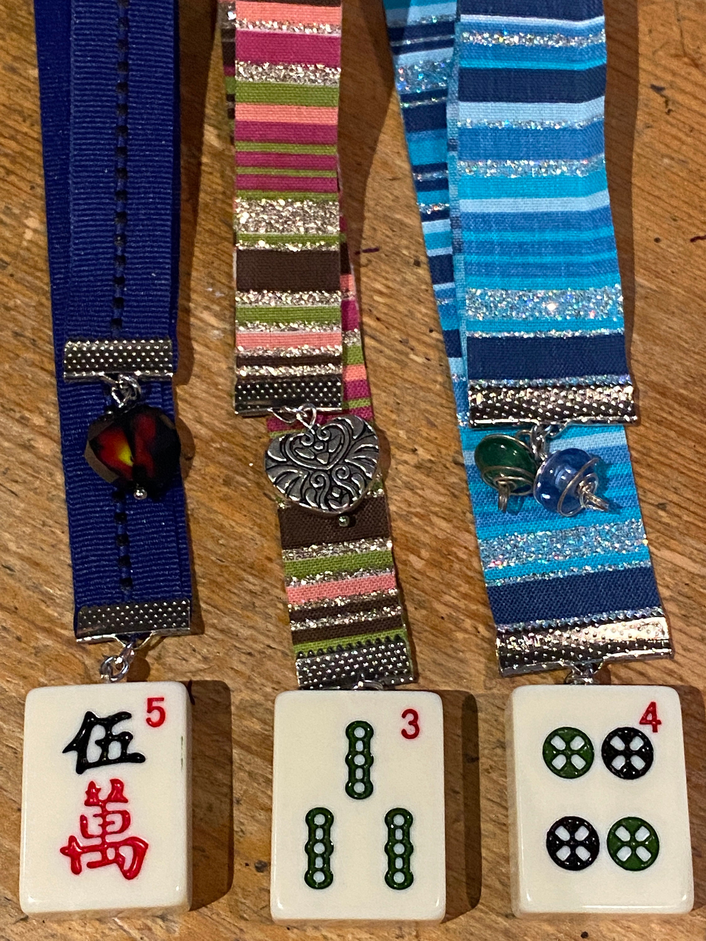 Mahjong Ribbon Bookmarks Choose One or Two or Even All for - Etsy