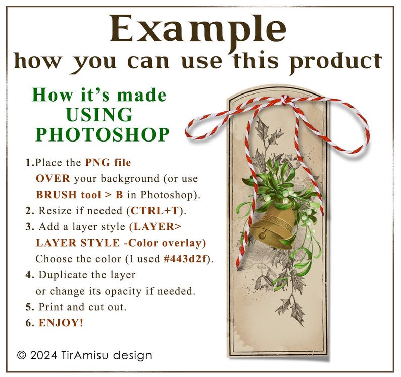 Christmas Digital Clipart & Brush Pack | PNG, Procreate Stamp Brushset ...