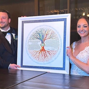 Nava Shoham ~ TREE OF LIFE Ketubah ~1800Ketubah.com