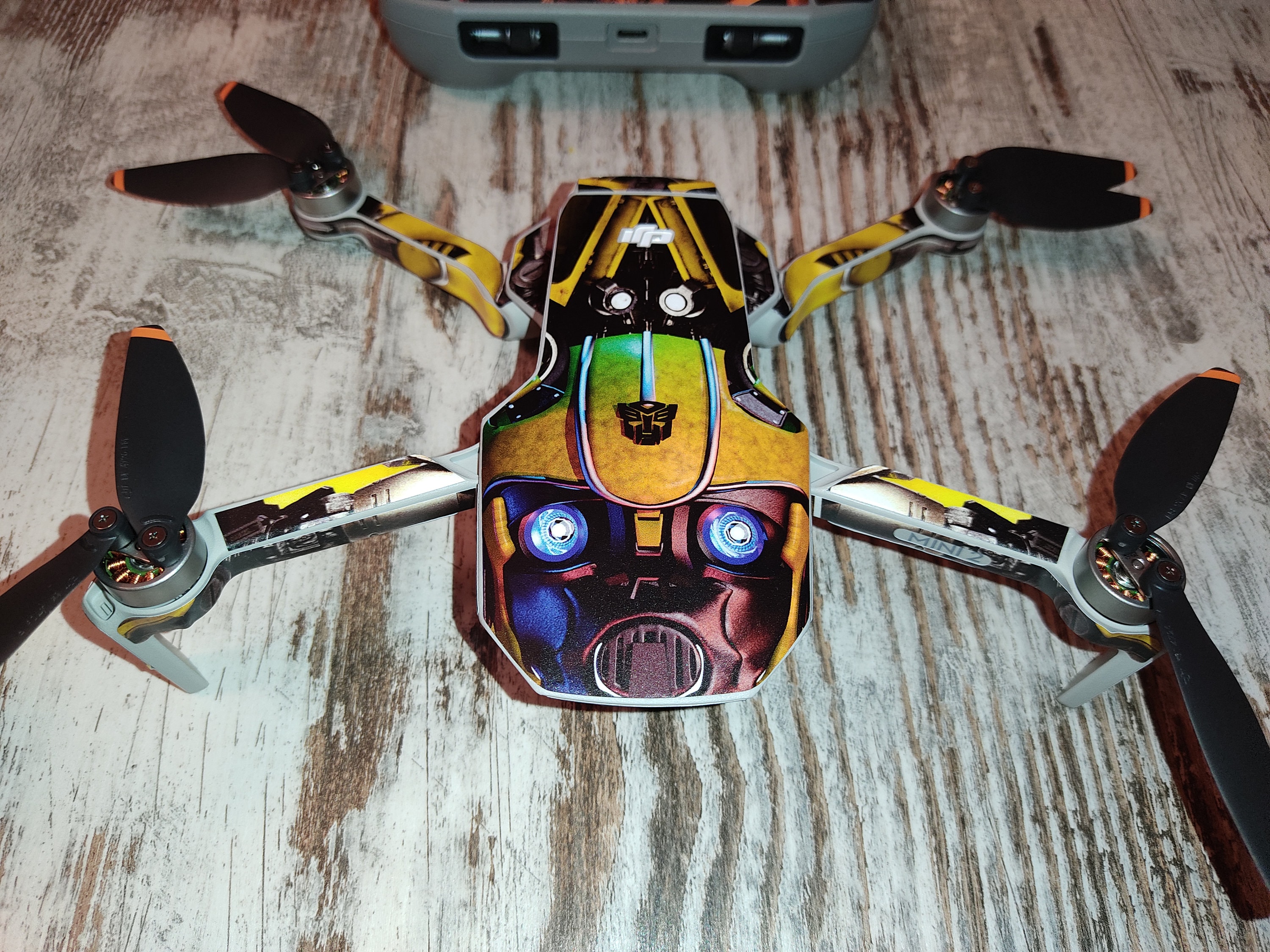 Skin DJI Mavic Mini Mini 2 bumblebee Etsy