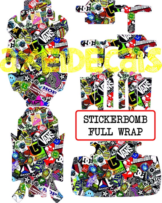 DJI MINI 2 - SKIN - Design: Stickerbomb - Decal - Wrap - Folie