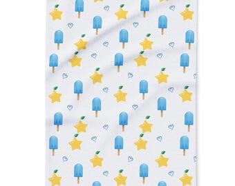 Kingdom Hearts Fleece Blanket. Paopu Fruit. Video Game. Home. Blanket. Cozy Throw. Soft Plush Bedding, Cute Home Decor, Warm Winter Gift