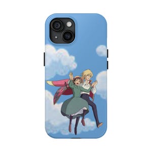 Howl&#39;s Moving Castle Phone Case. Ghibli. Howl. Sophie. iphone. Android, Tough, Phone Cases, Romantic, Anime, Gift, Protective Cover