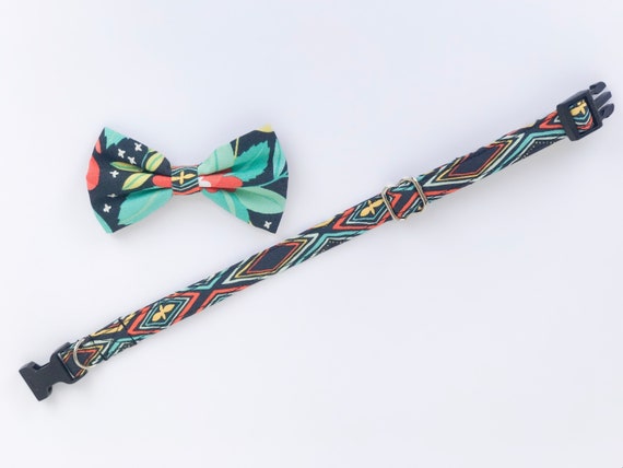 etsy dog collar bow tie