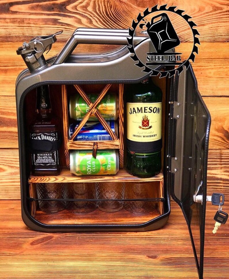 Mini Bar Jerry Can Camping Picnic Fuel Canister NEW Man Cave Etsy