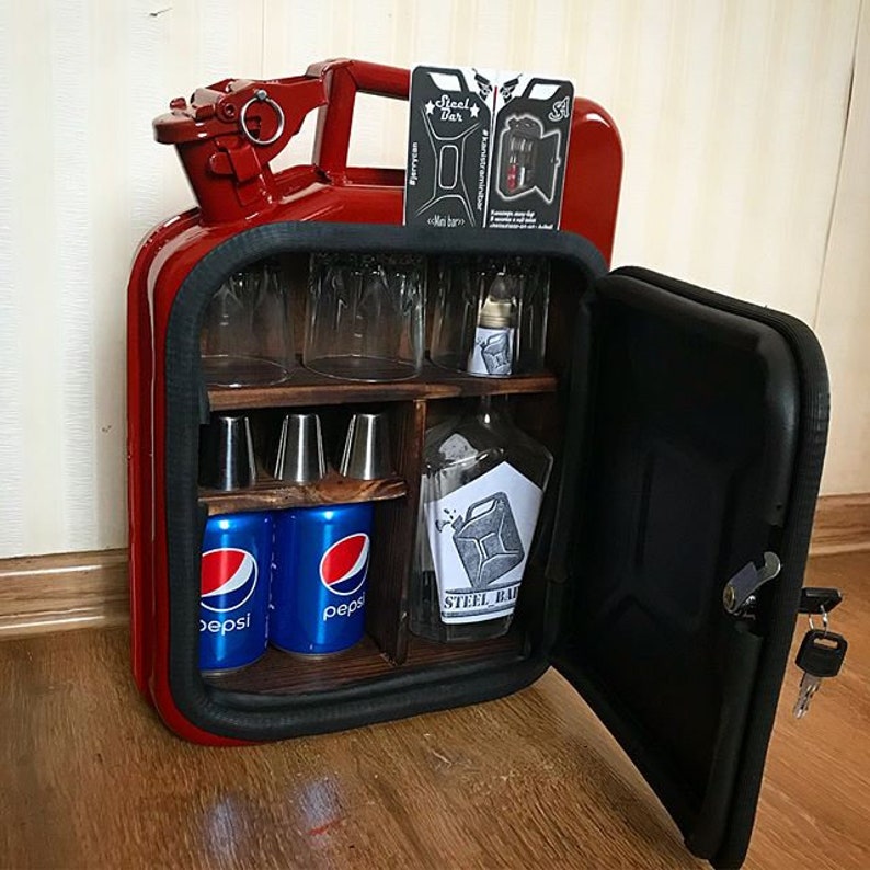 Mini Bar Jerry Can Camping Picnic Fuel Canister NEW Man Cave Etsy