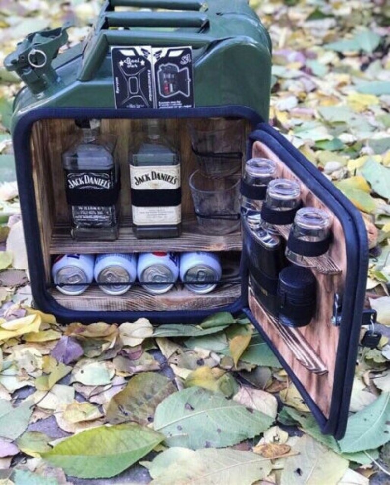 Mini bar jerry can camping picnic fuel canister NEW man cave Etsy