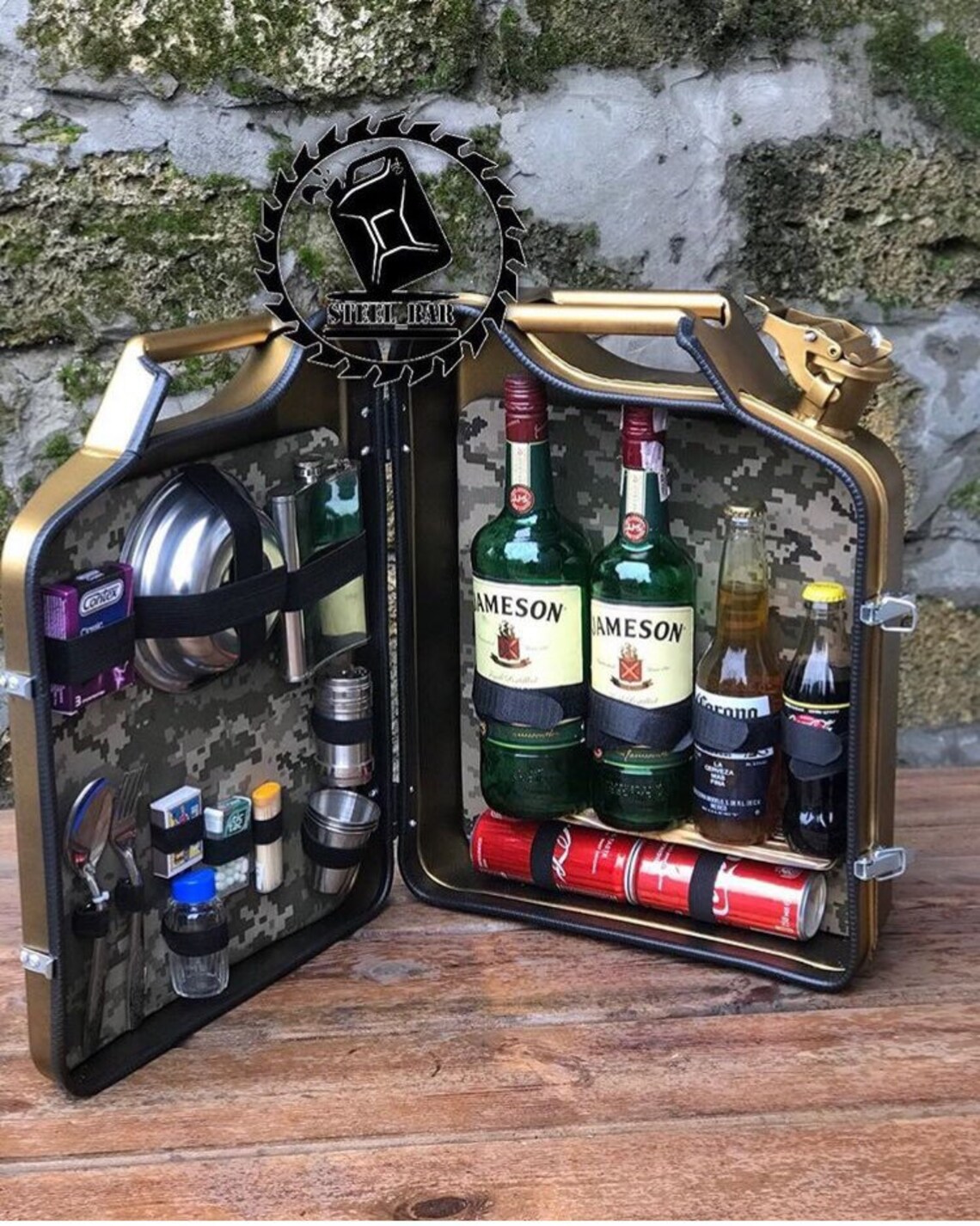 Mini Bar Jerry Can Camping Picnic Fuel Canister NEW Man Cave Etsy