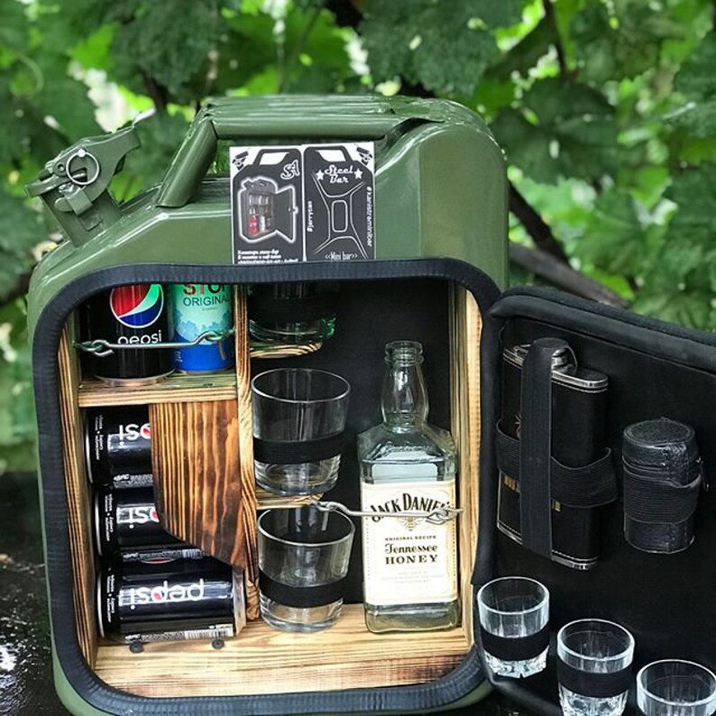 Mini bar jerry can camping picnic fuel canister NEW man cave Etsy